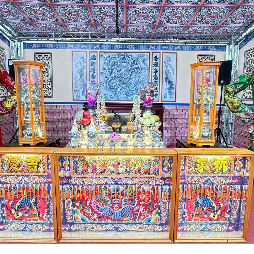 大甲香案行台搭設