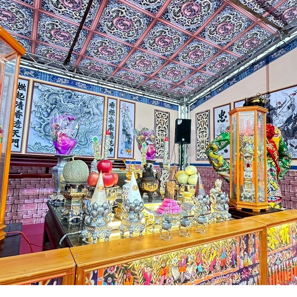 大甲香案行台搭設