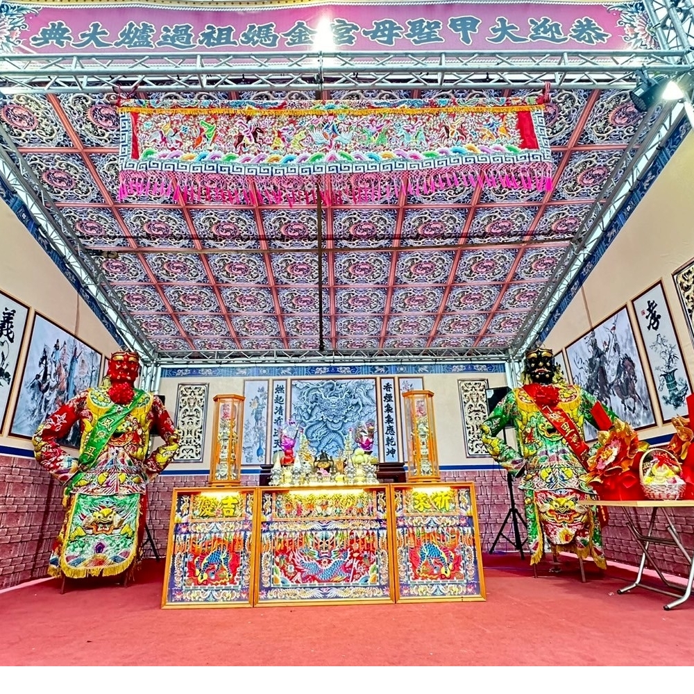 大甲香案行台搭設