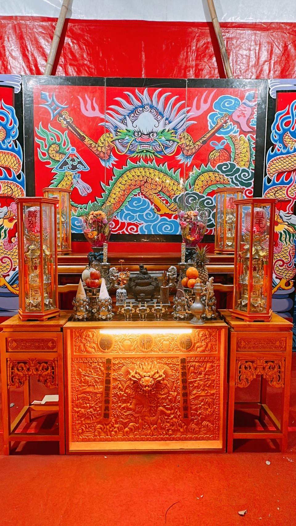 玄天上帝香案行台搭設