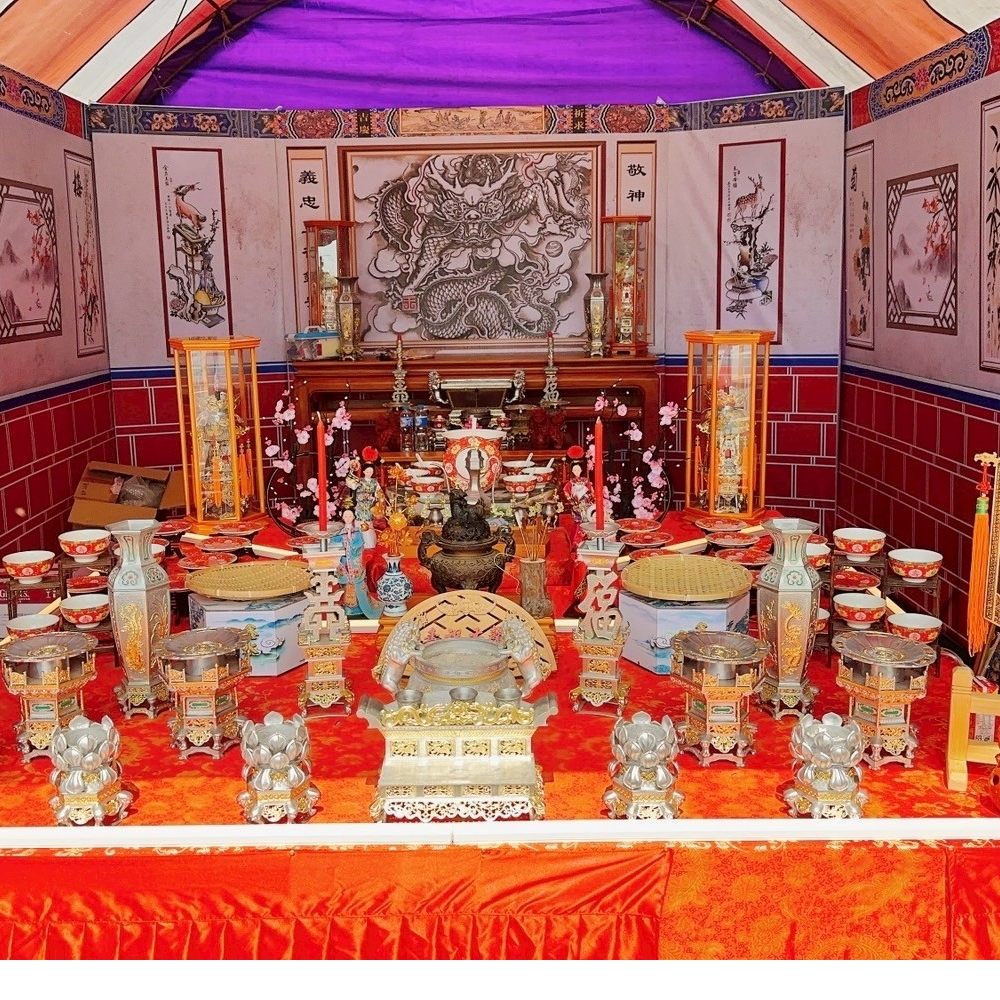 關聖帝君香案行台搭設