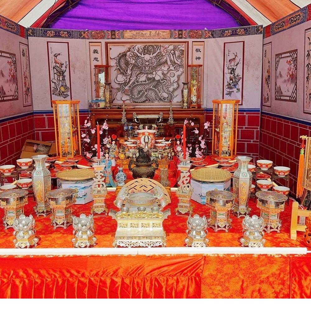 關聖帝君香案行台搭設