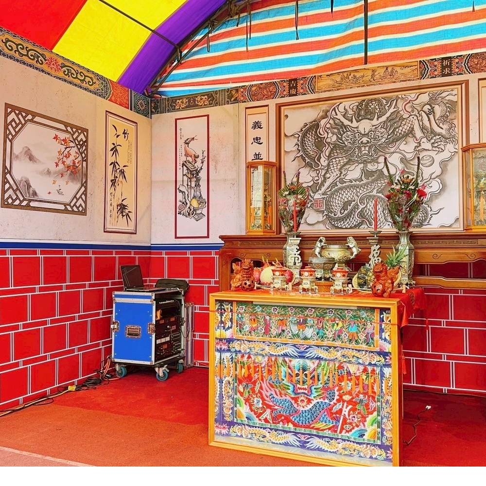 玄雷殿香案行台搭設