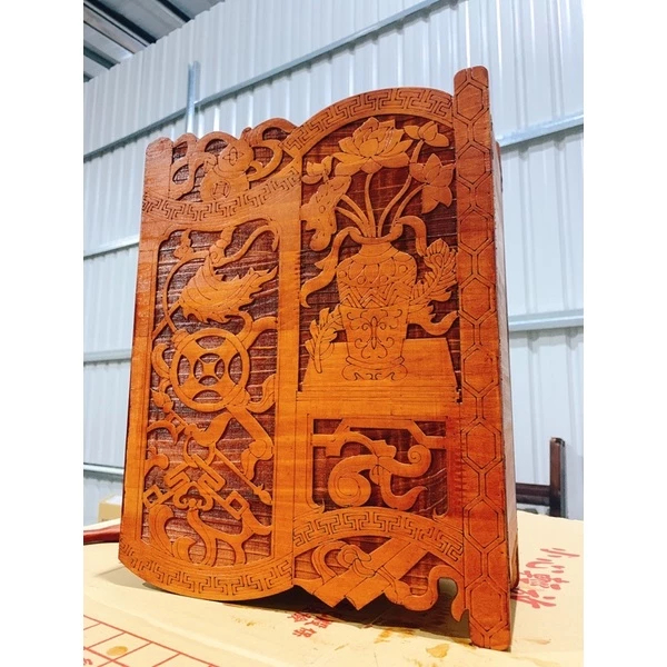 S/上底漆-鑫水文藝#實木香筒架